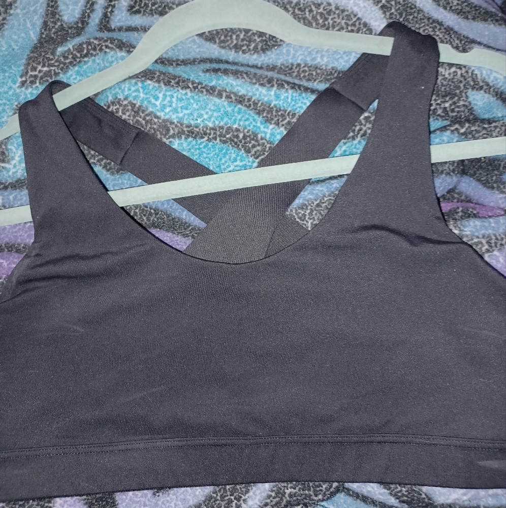 Go Dry Active Sports Bra cross back strap